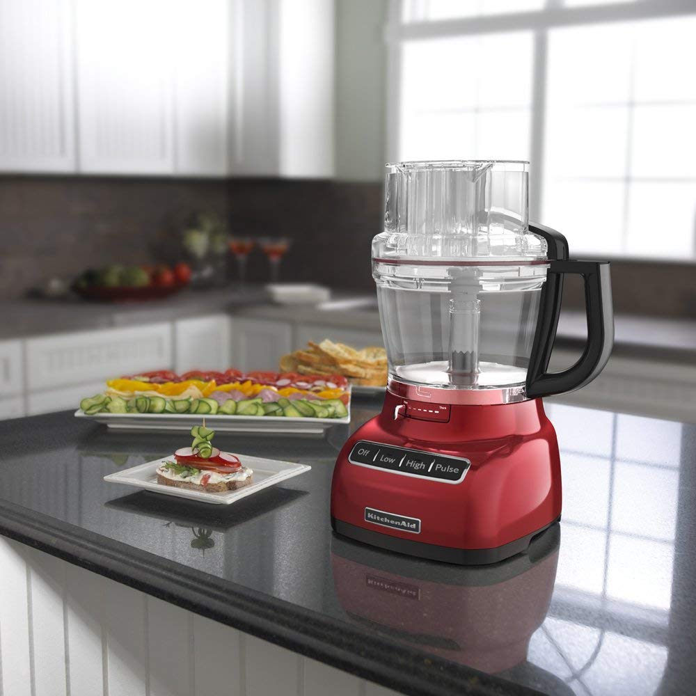 KitchenAid KFP1333ER 13-Cup Food Processor with ExactSlice System - Empire Red