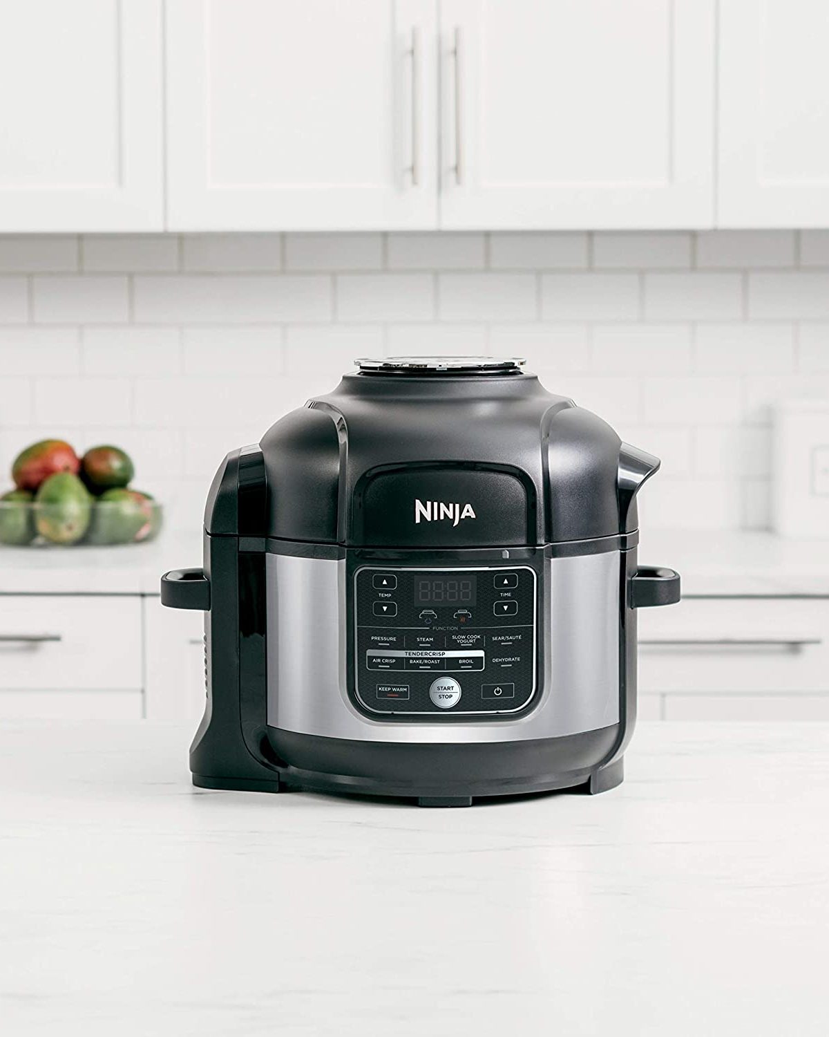 Ninja OS301 Foodi 10-in-1 Pressure Cooker in kitchen