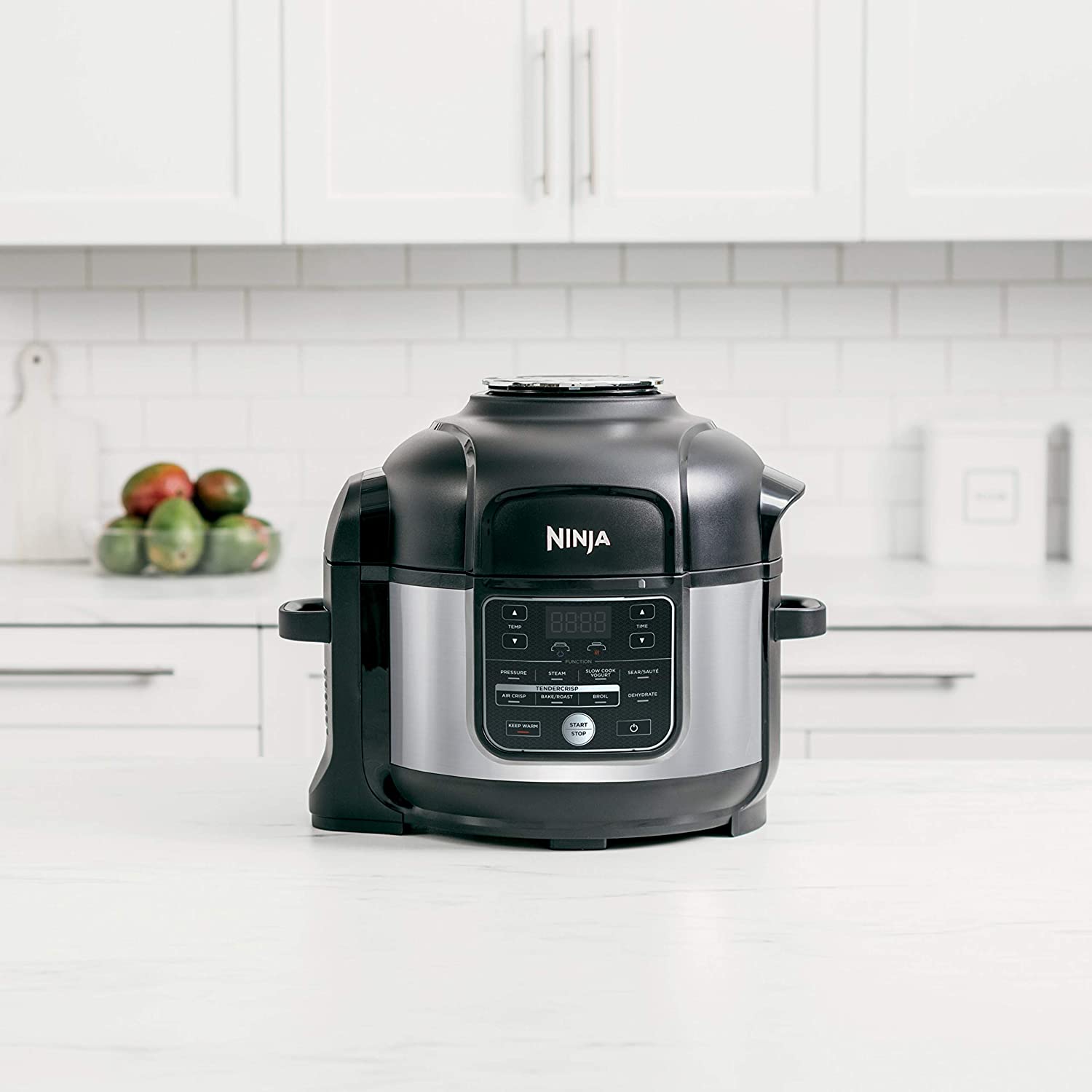Ninja OS301 Foodi 10-in-1 Pressure Cooker in kitchen