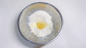 add egg yolk