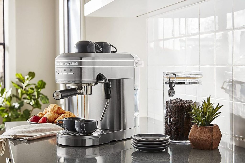 KitchenAid Metal Semi-Automatic Espresso Machine in Used